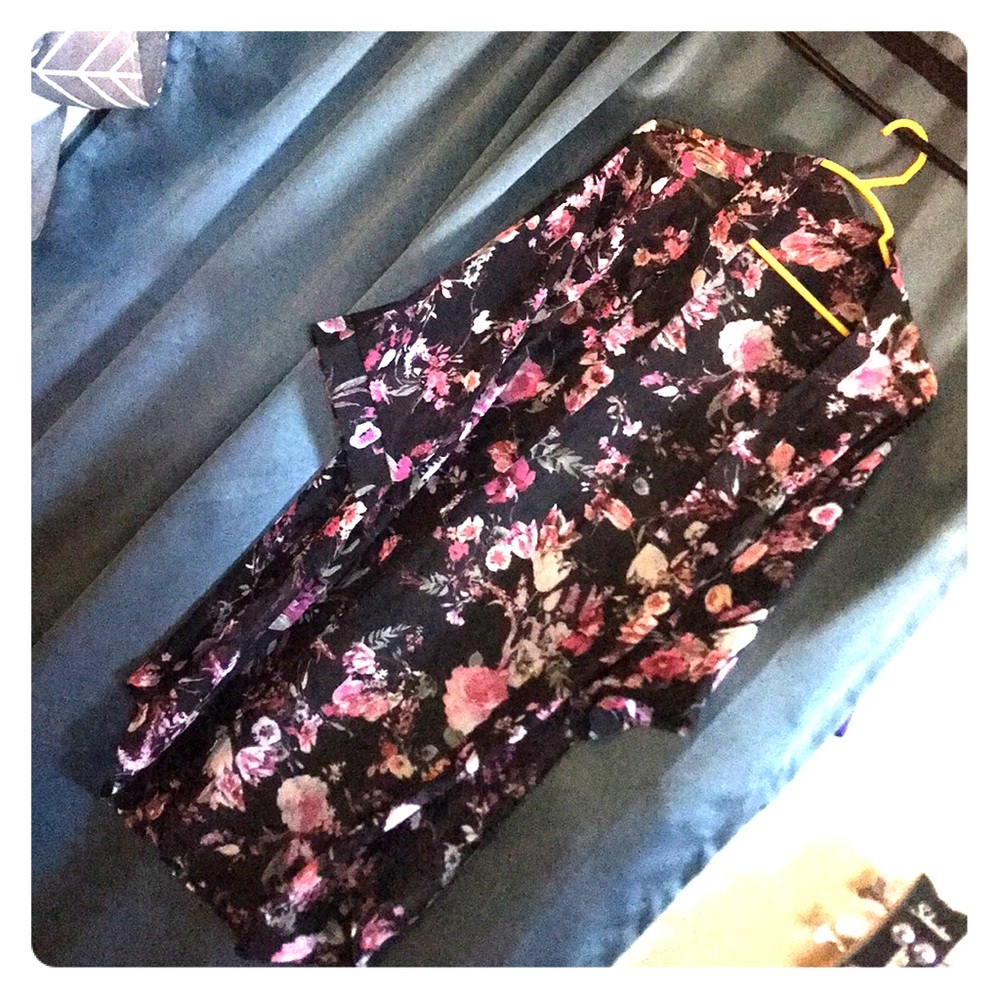 Boho sheer cardigan flower 🌸